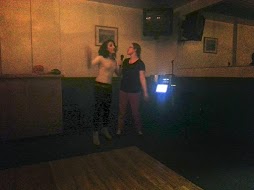   Singing “Hotel California” with my friend Maria. Photo by Bethany Brownholtz.  